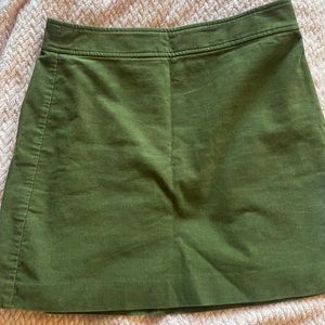 J Crew Green Skirt